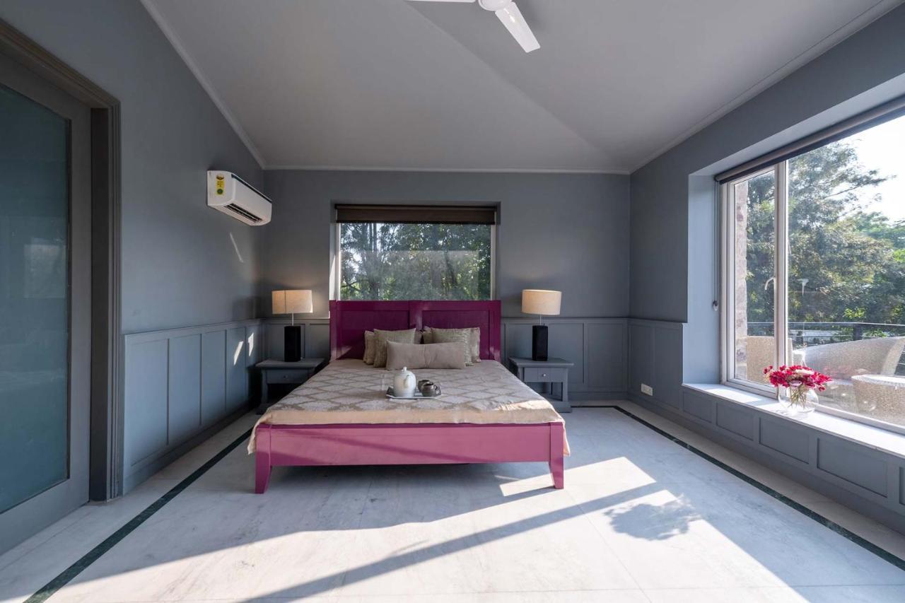 Stayvista At The Banyan Abode With Pool Table, Pet Friendly & Outdoor Pool Manesar Exteriér fotografie